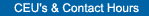 CEUs & Contact Hours