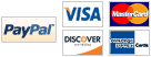 We Accept All Major Credit Cards and Paypal