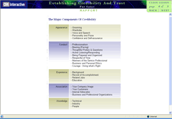 Establishing Credibility and Trust for Sales Screen Shot