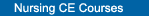 Online Nursing CE Courses
