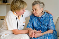 Falls are common in nursing homes.